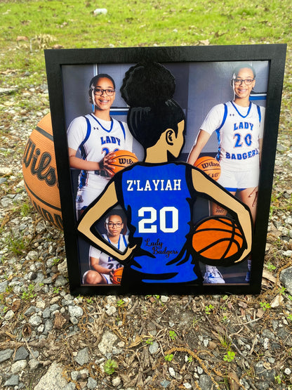 Sports player plaque