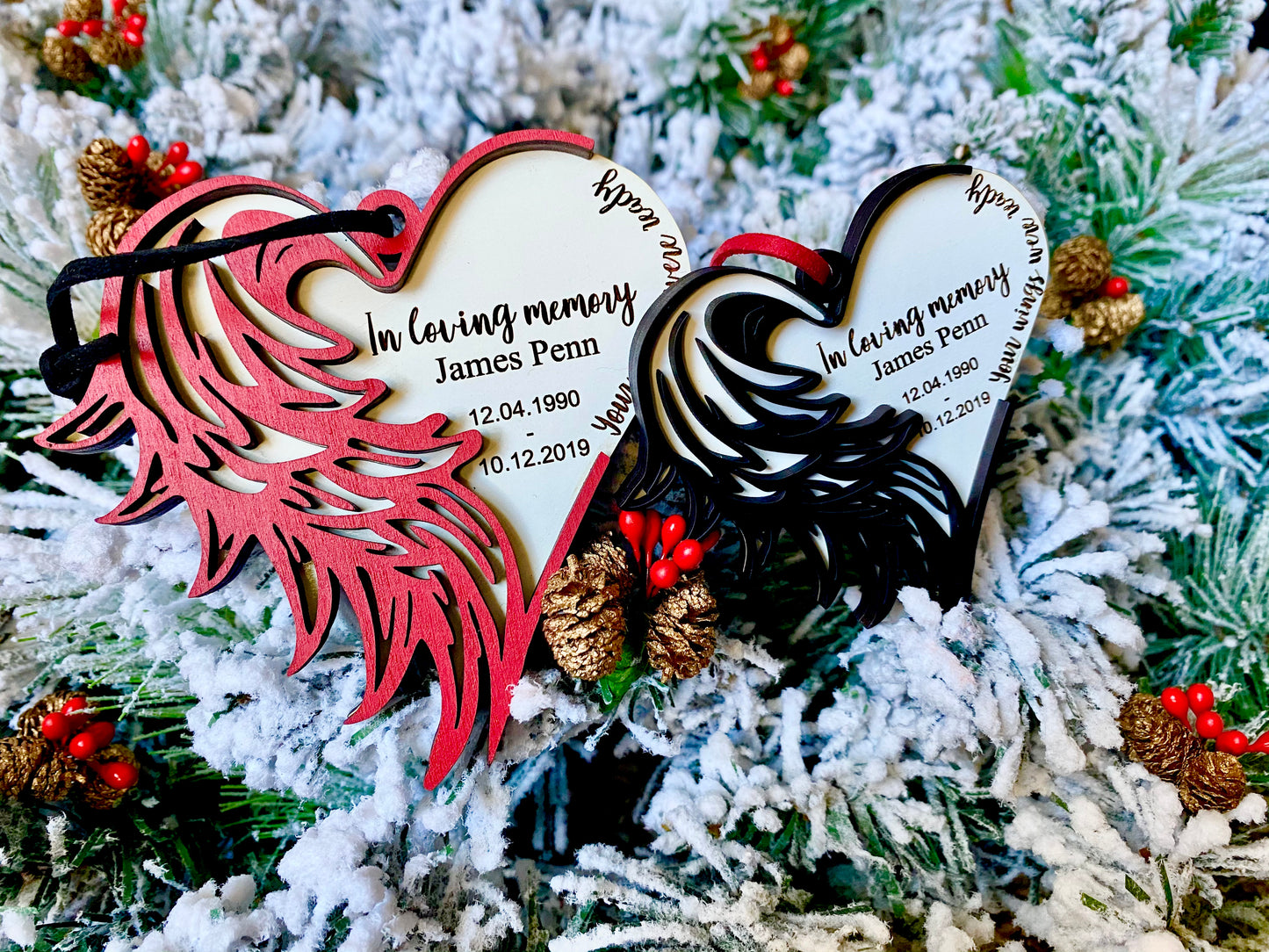 "Your wings were ready" ornament