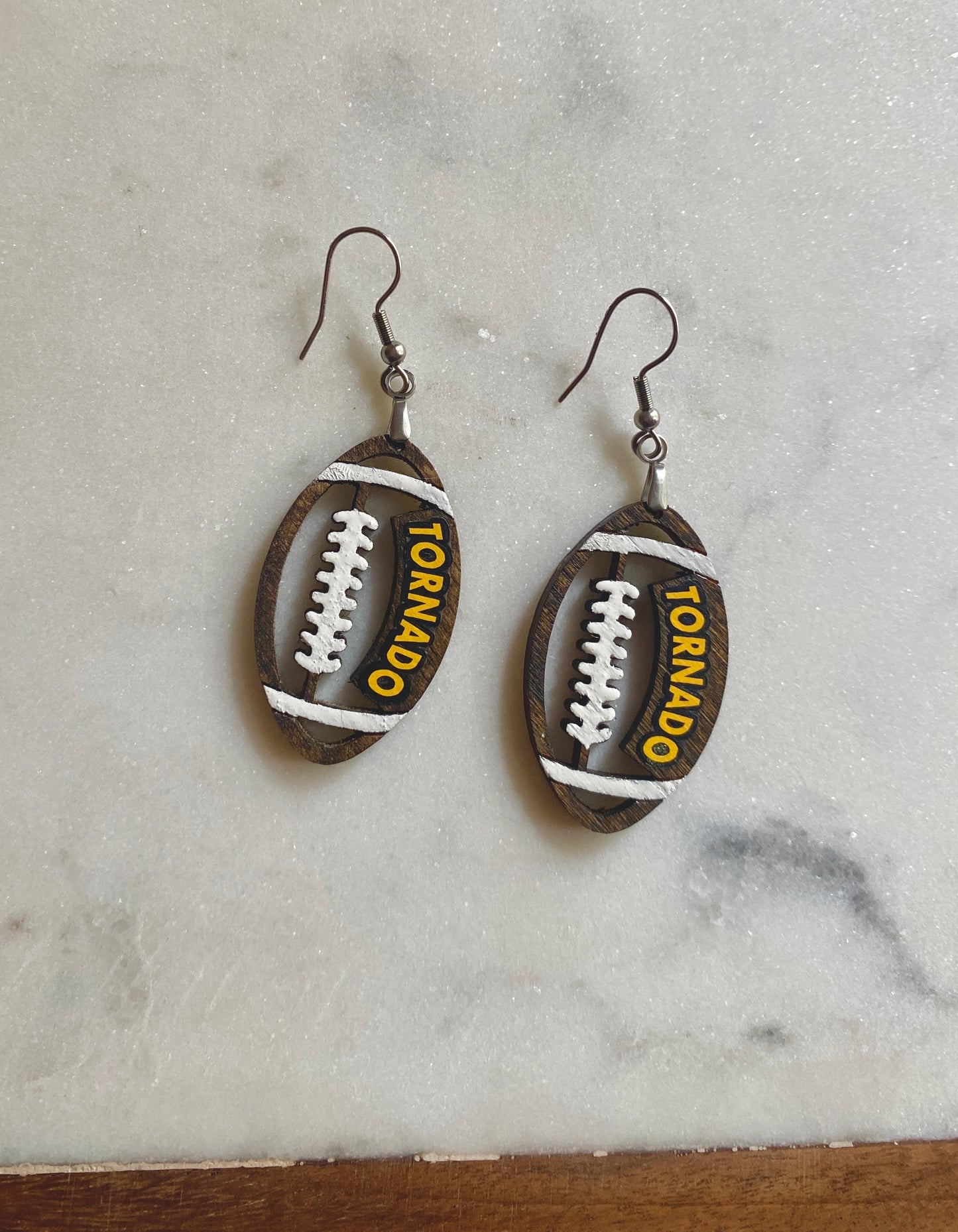 Sports team earrings