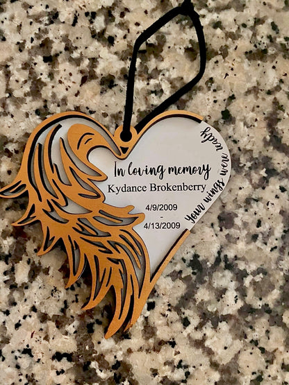 "Your wings were ready" ornament