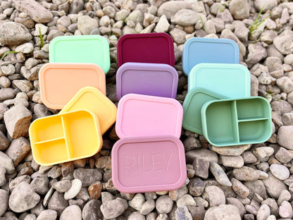 Custom engraved Silicone Bento boxes