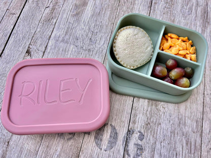 Custom engraved Silicone Bento boxes